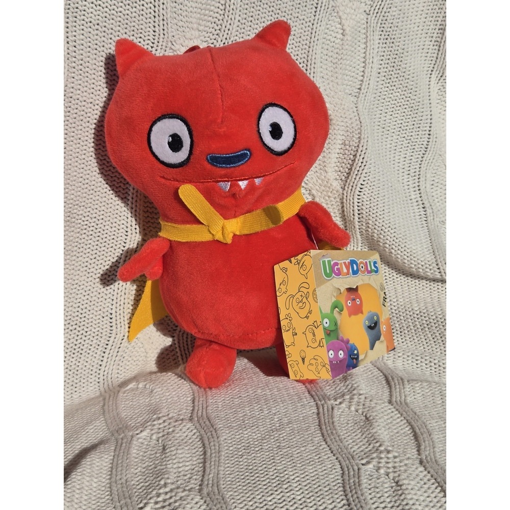 UglyDolls Fry Plush 8.5" Red Monster Stuffed Animal w/ Tag Ugly Doll UGD10